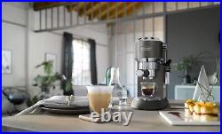 De'Longhi EC785 Dedica Metallic Espresso Coffee Machine (Pewter Grey) B+