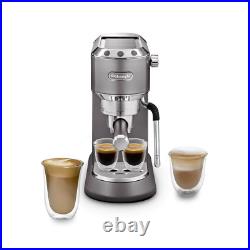 De'Longhi EC885. GY Basic Dedica Arte Espresso Coffee Machine 15 bar Grey