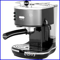 De'Longhi ECOM311. BK Icona Micalite Espresso Coffee Machine 15 bar Black New