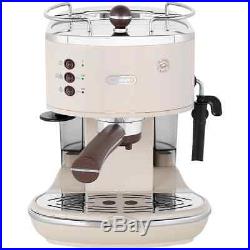 De'Longhi ECOV311. BG Icona Vintage Espresso Coffee Machine 15 bar Cream New