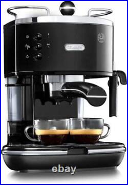 De'Longhi ECO 311. BK Ground Coffee & Pod Coffee Machine Black/Silver VERY GOOD