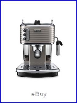 De'Longhi ECZ351. BG Scultura Espresso Coffee Cappuccino Machine1100 W, Champagne
