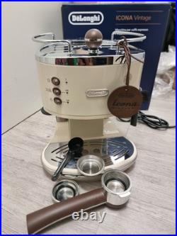 De'Longhi Icona Espresso Coffee Machine Beige (0132106117)