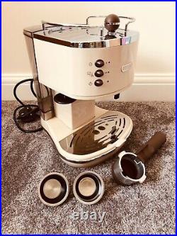 De'Longhi Icona Espresso Coffee Machine ECOV310. BG Cream Excellent Condition