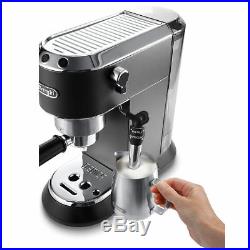De'Longhi Pump Espresso Coffee Machine & Frother Black EC685. BK