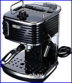 De'Longhi? Scultura Espresso & Cappucino Coffee Machine Black 1.4L ECZ351. BK