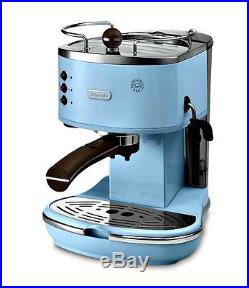 Delonghi Coffee Machine Blue Delonghi Icona Espresso and Cappuccino Maker New