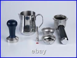 Delonghi Dedica, Coffee Machine with steam wand, EC685M, Silver + accessories