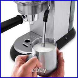 Delonghi EC885M Dedica Arte Manual Espresso Coffee Machine in Silver Brand new