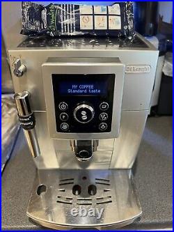 Delonghi ECAM 23.420. SB Bean to Cup Espresso Machine 1.8L Silver (used)
