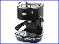 Delonghi ECOM311. BK Icona Micalite Espresso Pump Coffee Machine 1.4L Black