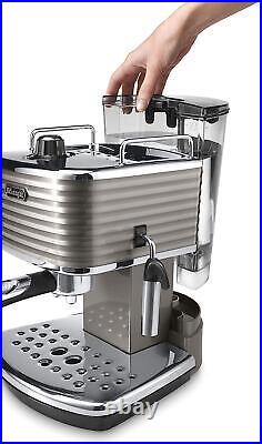 Delonghi Nespresso Ecz351 Scultura Coffee Machine Champagne New
