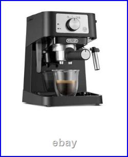 Delonghi Stilosa Barista Espresso Coffee Machine Black And Silver EC260. BK