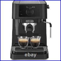 Delonghi Stilosa Manual Espresso Freestanding Coffee Machine with Milk EC230. BK