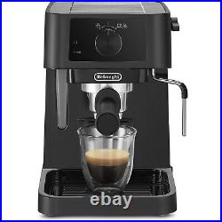 Delonghi Stilosa Manual Espresso Freestanding Coffee Machine with Milk EC230. BK