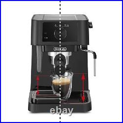 Delonghi Stilosa Manual Espresso Freestanding Coffee Machine with Milk EC230. BK