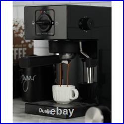 Dualit 84470 Espresso Coffee Machine Matte Black