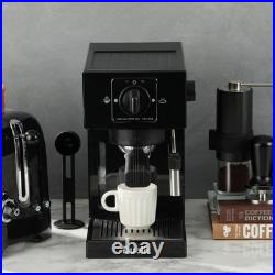 Dualit Espresso Coffee Machine 1.4L Capacity Black Manual Dosing Coffee