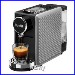 Dualit Lusso 85150 Capsule Tea & Coffee Machine in Silver & Black DPD1 Espresso