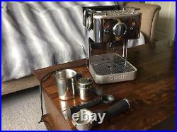 Duallit coffee espressivo machine with milk frother silver