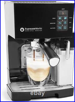 EspressoWork 10 Pc ALL-IN-ONE Barista Bundle Espresso Coffee Machine Set