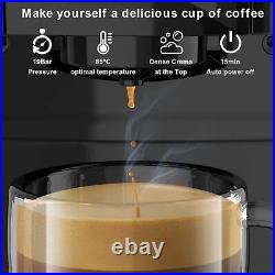 Espresso 4in1 Coffee Machine withRemovable Tank, 19 Bar Automatic Coffee Machines