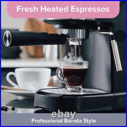 Espresso Coffee Machine / 15 Bar Pressure / 2 Cups Included / 1.2L Water Tank/Du
