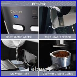 Espresso Coffee Machine / 15 Bar Pressure / 2 Cups Included / 1.2L Water Tank/Du