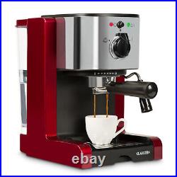 Espresso Coffee Machine Bean to Cups 6 Cappuccino Frother 20 Bar 1350 W Red