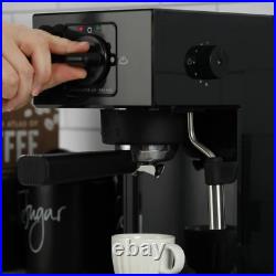 Espresso Coffee Machine Black