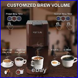 Espresso Coffee Machine Compatible with Nespresso/Dolce Gusto 19 Automatic