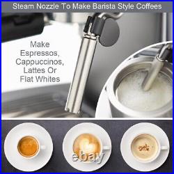 Espresso Coffee Machine With Milk Frother / 1.2L Water Tank and Drip Tray