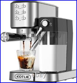 Espresso Coffee Machine with Automatic Milk Frother, 20BarOne-Touch-Coffee