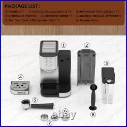 Espresso Coffee Machine with Automatic Milk Frother, 20BarOne-Touch-Coffee