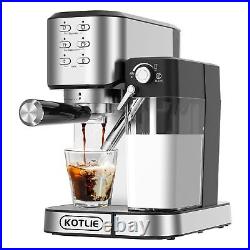 Espresso Coffee Machine with Automatic Milk Frother, 20Bar One-Touch