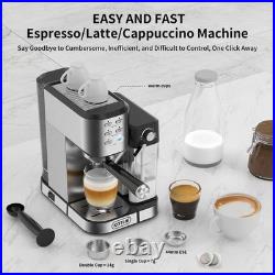 Espresso Coffee Machine with Automatic Milk Frother, 20Bar One-Touch