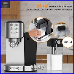 Espresso Coffee Machine with Automatic Milk Frother, 20Bar One-Touch