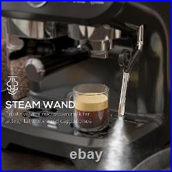 Espresso Coffee Machine with Integrated Bean Grinder & Steam Wand 15 Bar Pressure Espresso Coffee Machine with Integrated Bean Grinder & Steam Wand 15 Bar Pressure