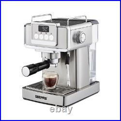 Espresso Coffee Machine with Milk Frother, 20 Bar Pressure 1.8L