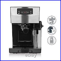 Espresso Coffee Machine with milk frother & portafilter 20 bar by BEEM