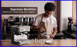 Espresso Machine 15 Bar Cappuccino & Latte Maker with Milk Frother Steam Wand GB
