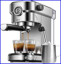 Espresso Machine, 15 Bar Expresso Coffee Machine with Milk Frother Wand