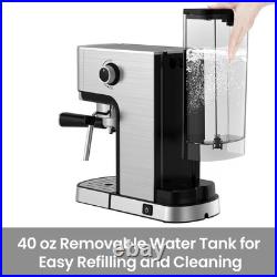 Espresso Machine, Coffee Machine with Steam Frother, 20 Bar Coffee Machine for C