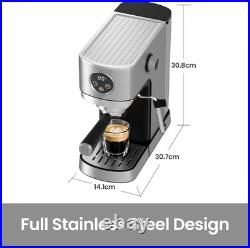 Espresso Machine, Coffee Machine with Steam Frother, 20 Bar Coffee Machine for C