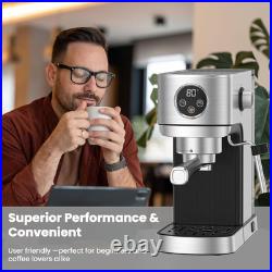 Espresso Machine, Coffee Machine with Steam Frother, 20 Bar Coffee Machine for C