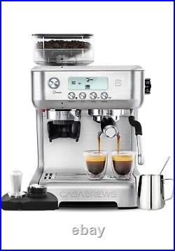 Espresso Machine with Grinder, Bean to Cup Coffee Machine with Milk Frother LCD Espresso Machine with Grinder, Bean to Cup Coffee Machine with Milk Frother LCD