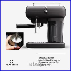 Espresso Machine with Milk Frother Coffee Maker Cappuccino 19 Bar 950W 2 Cups Espresso Machine with Milk Frother Coffee Maker Cappuccino 19 Bar 950W 2 Cups