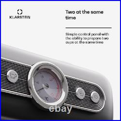 Espresso Machine with Milk Frother Coffee Maker Cappuccino 19 Bar 950W 2 Cups