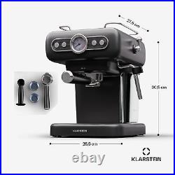Espresso Machine with Milk Frother Coffee Maker Cappuccino 19 Bar 950W 2 Cups