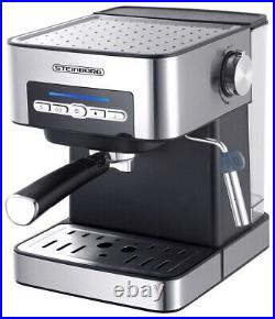 Espresso Maschine Kaffeemaschine Cappuccinomaschine Milchaufschäumer Siebträger